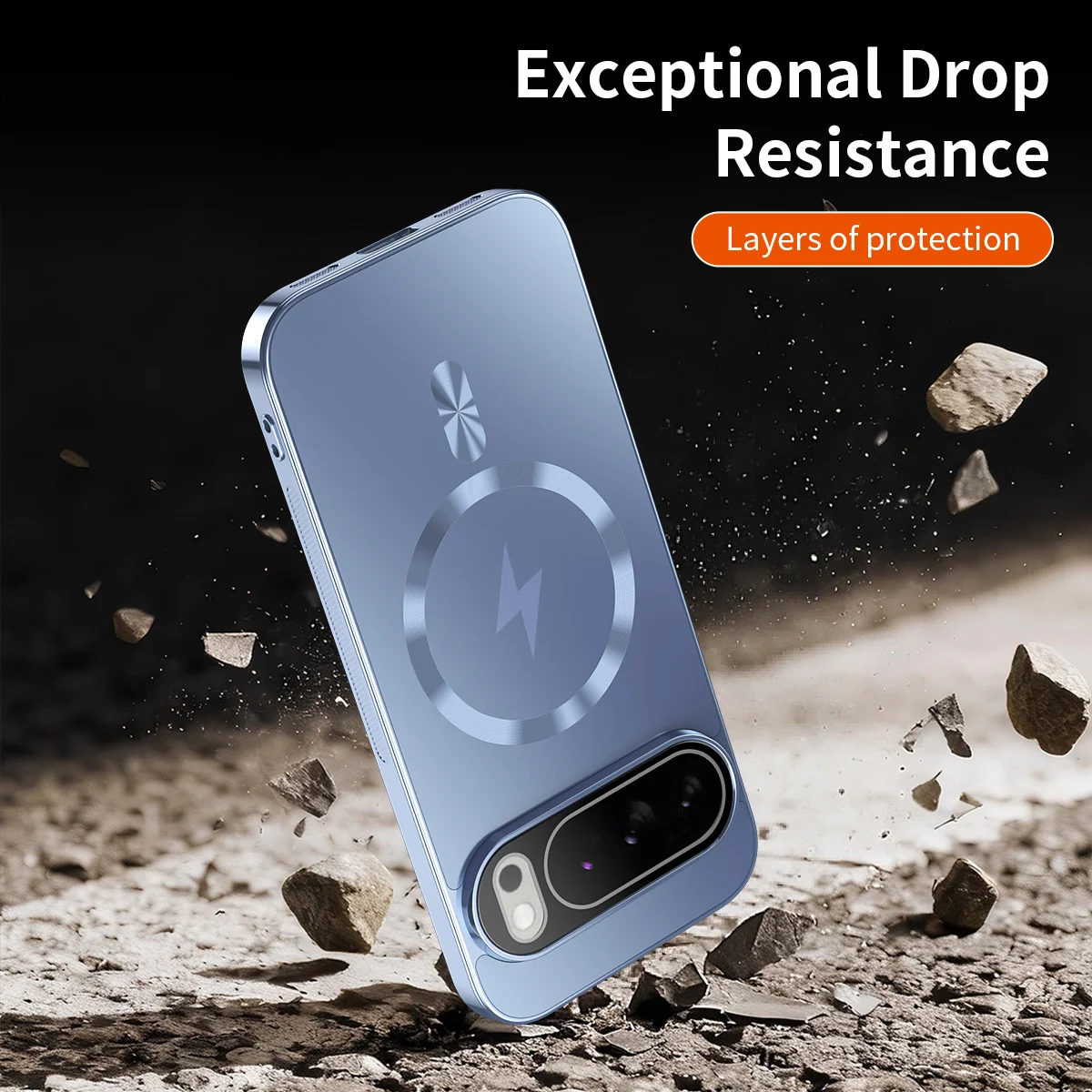 Luxury Matte AG Hard Case | Magnetic Shockproof Phone Cover