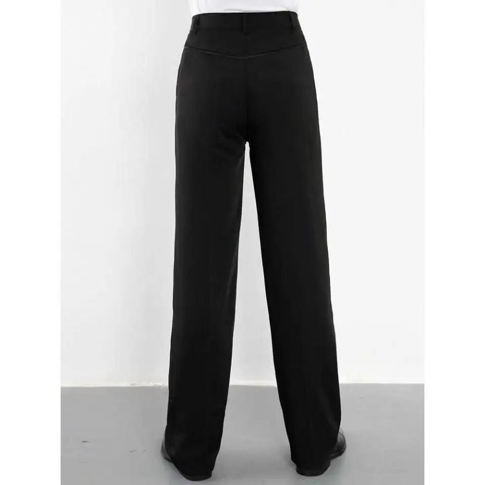 Dance Pants Professional Men Latin Dance Pants Satin Ballroom Dance Pants