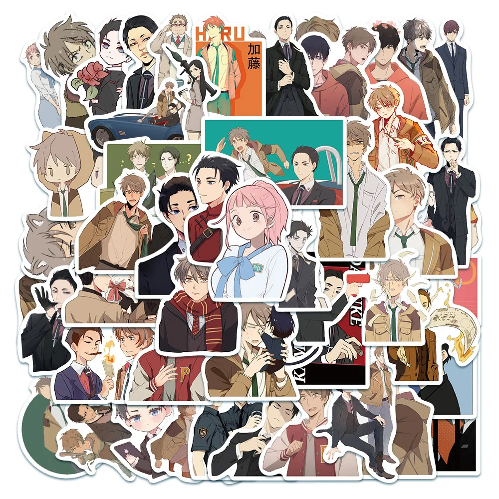 

10/30/50PCS Cartoon Anime Rich Criminal Police Graffiti Sticker Bike Skateboard Car Helmet Laptop Computer Wholesale