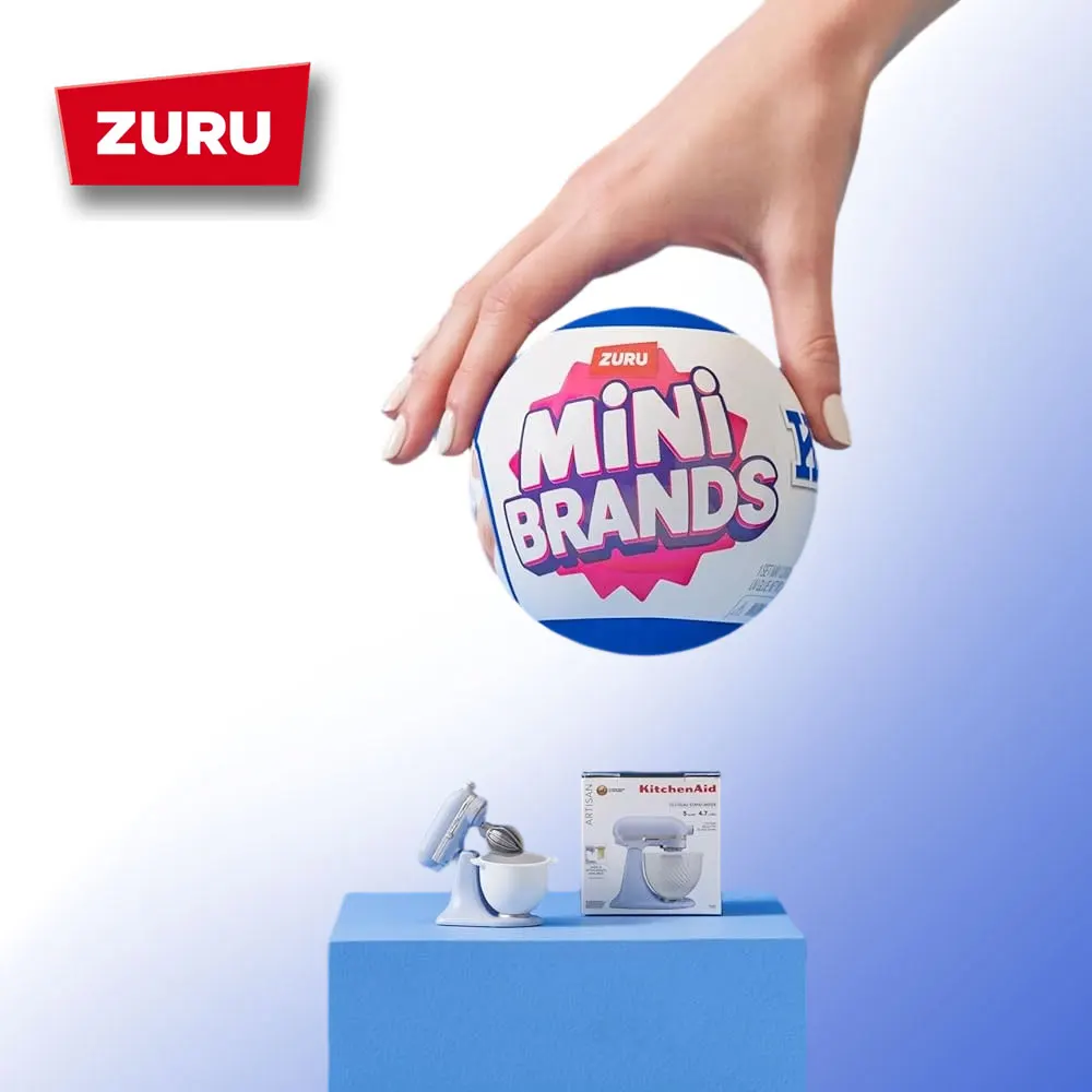 주루 5 서프라이즈 볼 미니 브랜드 홈 캡슐 시리즈 미스터리 박스 미니 하우스 컬렉션 아트워크 선물 어린이 장난감 랜덤 1개