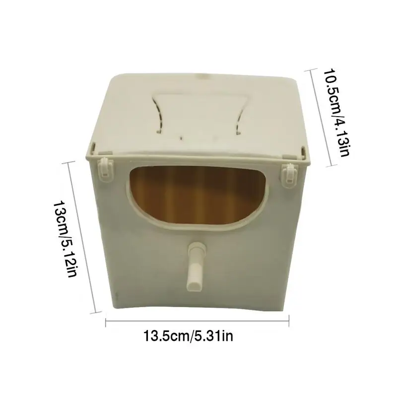 Bird Cage Bird House White Parrot Cage Pet Plastic Removable Nest Birds Breeding Lovebirds Mating Box bird house,bird cage