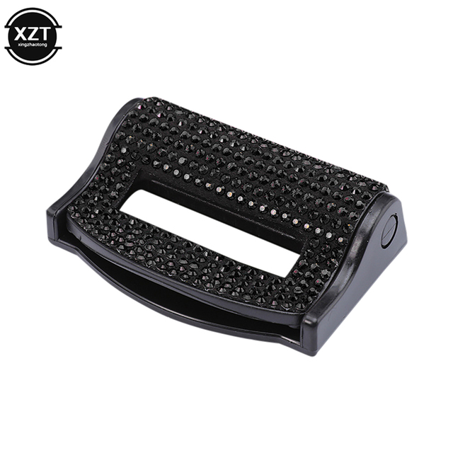 Universal Car Safety Seat Belt Buckle Clip Seat Belt Stopper Car Seat Belt Fixing Clips Bling Car Assessoires for Woman