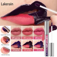 Lip Stain Blading Peel Off and Reveal Kit Long Lasting 3pcs Rose Waterproof Pink Lip Tint Transfer Proof Natural Lip Stain Kit 1