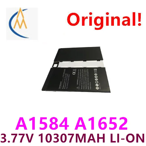 

For Pro 12.9 A1584 A1652 Tablet PC Battery A1577 New Foot Capacity Durable Charging with Protective Plate