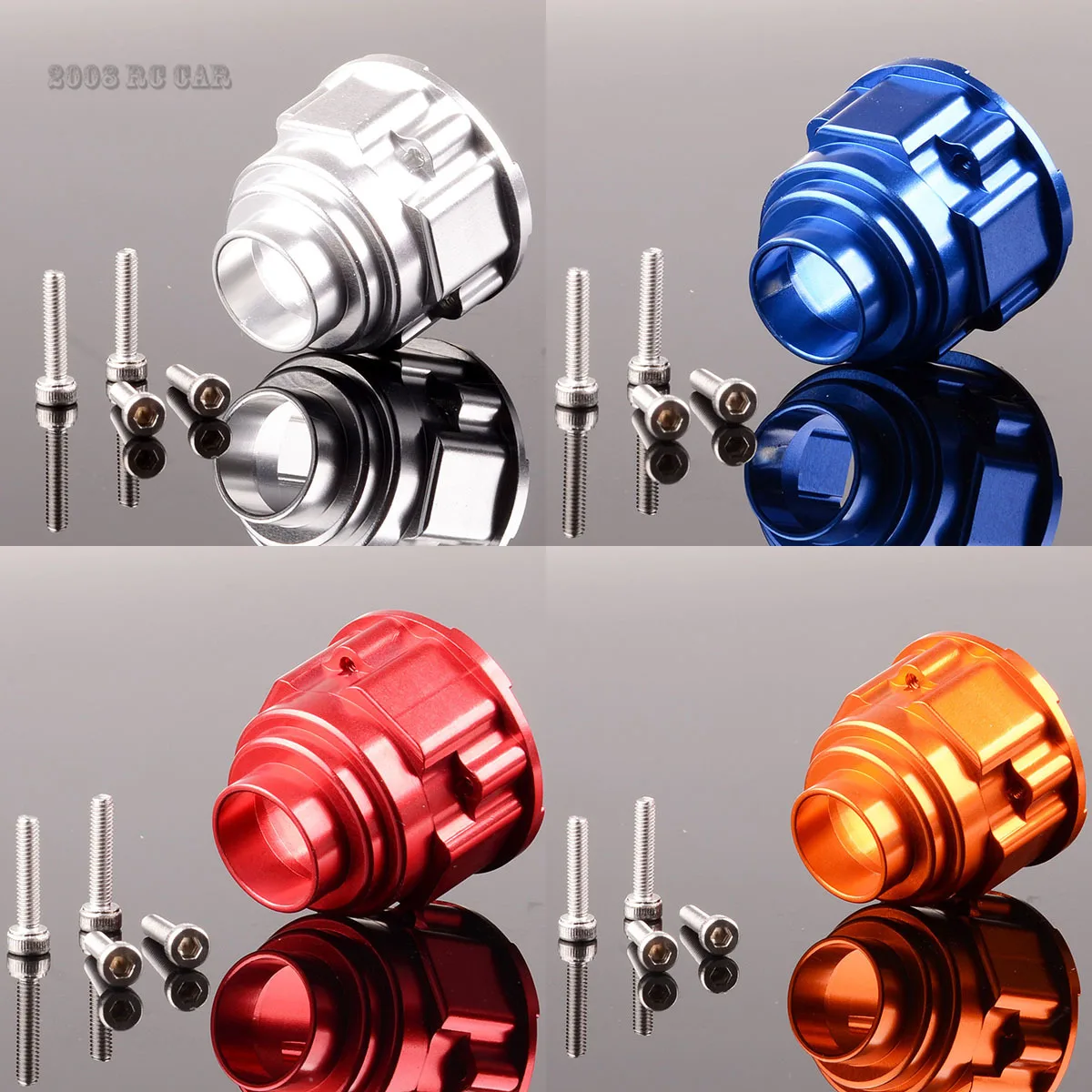 Custodia Differenziale Differenziale In Alluminio Anteriore O Centrale Per Traxxas 1/7 Udr Illimitato Desert Racer 85076-4 85086-4 New Enron 8581 8581