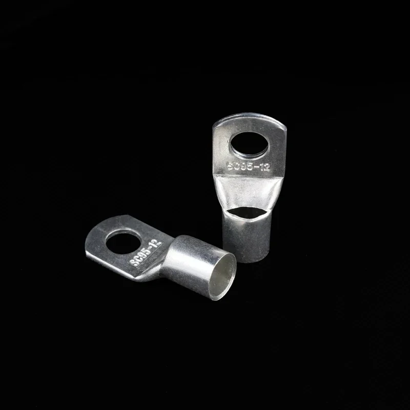Wire Connectors SC Type SC35-SC95 Bare Copper Battery Block Lugs Hole ID 6-12mm Crimp