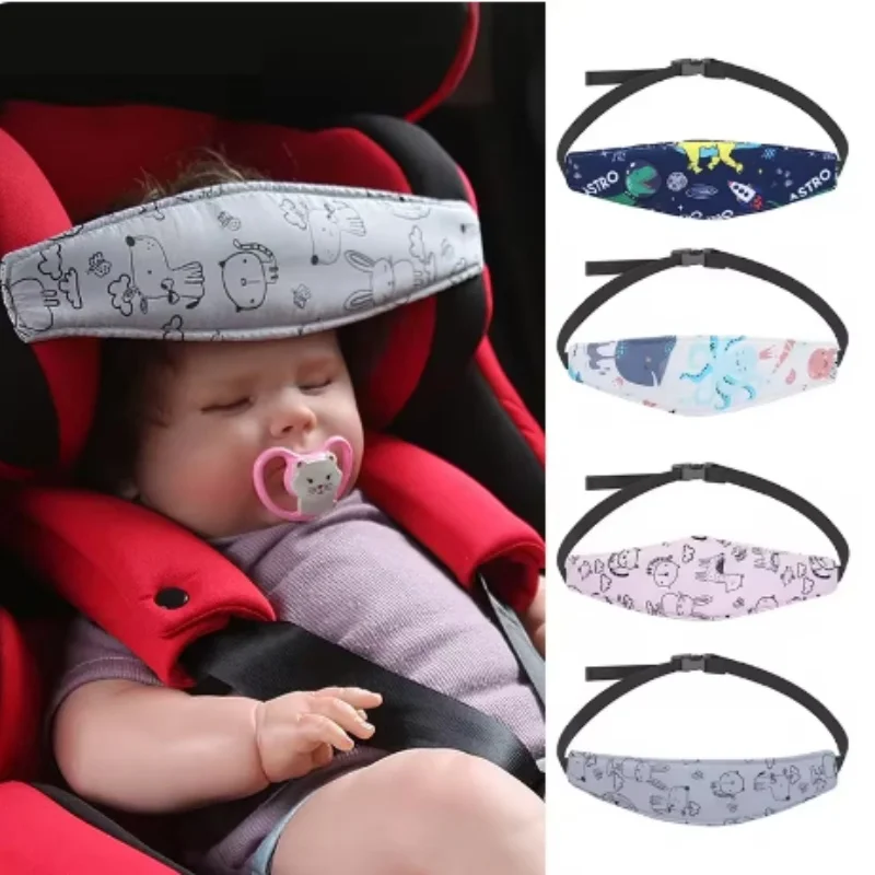 Baby Car Seat Head Support Children Stroller Fastening Belt Adjustable Boy Girl Playpens Sleep Positioner Baby Saftey Pillows