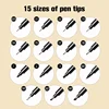 15Pcs/set Hand Lettering Neelde Drawing Pen Pigment Liner Micron Pen 005 01 02 03 04 05  Brush Fineliner Sketching Art Markers 3