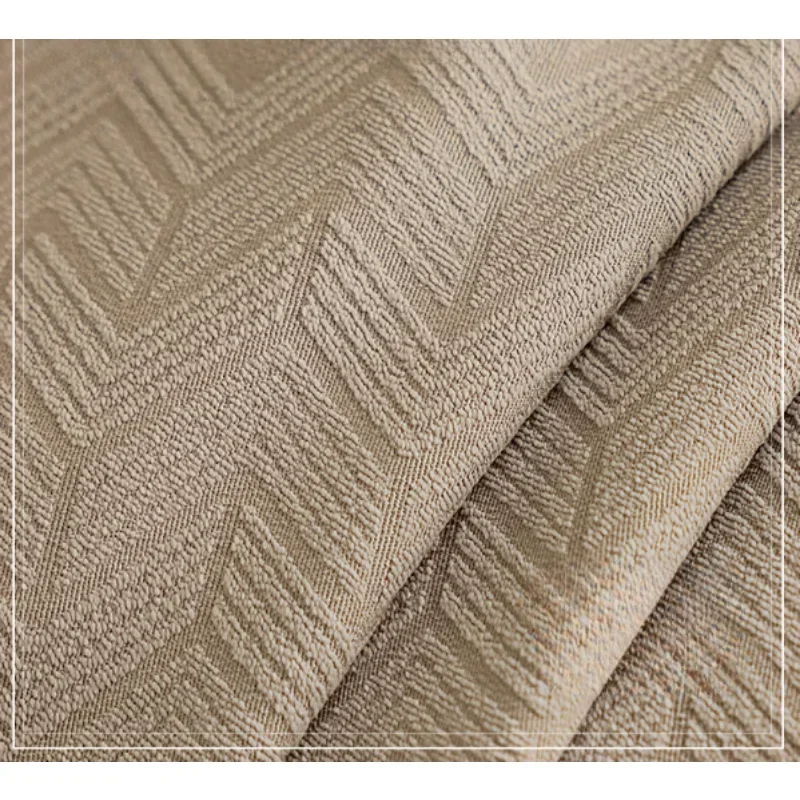 Japanese and Korean Fashion Simplicity Curtains for Living Room Bedroom Dining Room Embossed Customized Blackout  Curtain Window 3