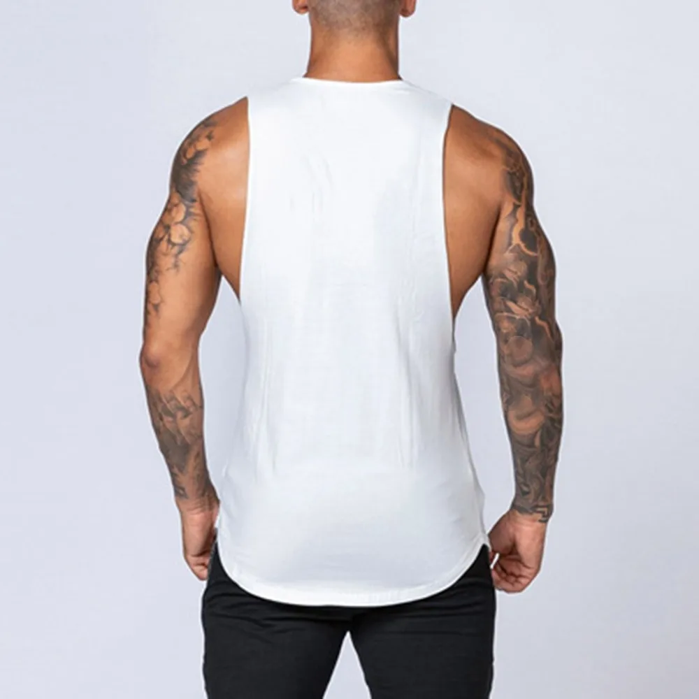 

Muscle Mens Vest Shirt Tank Tee Top Gym Mens Sleeveless Sport Summer T-Shirt T-shirt Bodybuilding Vest Workout