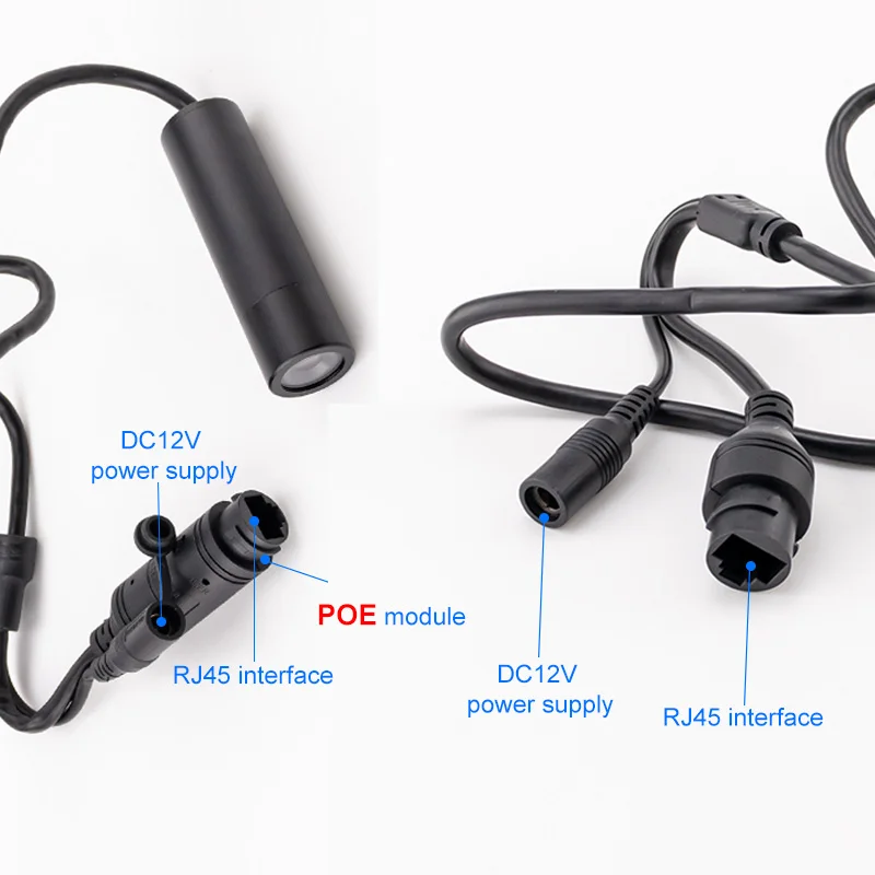 5MP Mini POE IP Camera With Onvif Video Surveillance Network Camera with POE Pen-type Video Recorder Motion Detection Camera