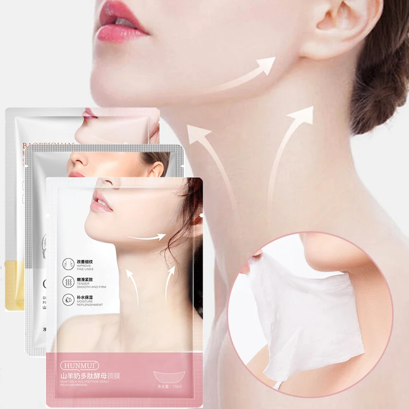 

1PCS Collagen Neck Mask Firming Anti-Wrinkle Anti-aging Whitening Nourish Mask Moisturizing Lift Firming Neck Beauty Skin Care
