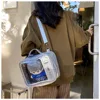 Girls' Ulzzang Backpack  New Niche Design TV Model Cute Ita Bag Japanese Girls' Crossbody Bag Fashionable Hand-held Shoulder Bag 6