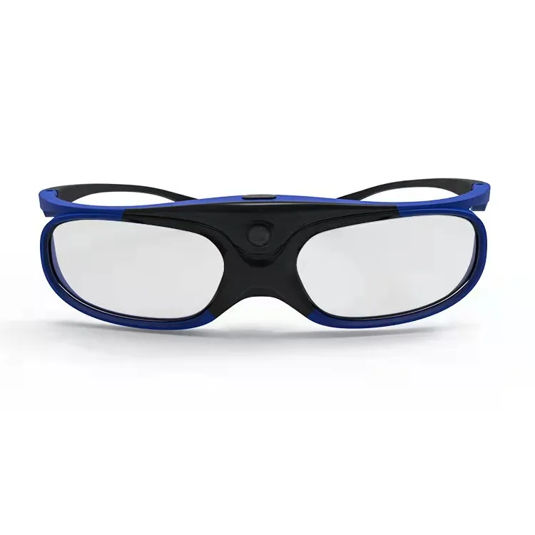 New Active Shutter Eyewear DLP-Link 3D Glasses USB Rechargeable for DLP LINK Projectors Compatible with Sony BenQ W1070 W700 Pro 