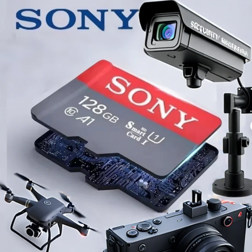 Original Sony Micro SD Card Memory TF/SD Card 128GB 256GB 512GB 1TB Suitable for Camera/Phone Drone Security Monitoring MicroPC memory card micro sd card flash card flash memory card