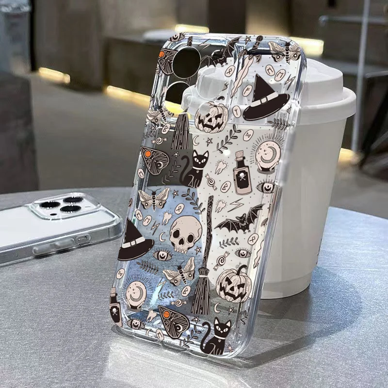 Spooky Ghost Cartoon Halloween Phone Case Cover