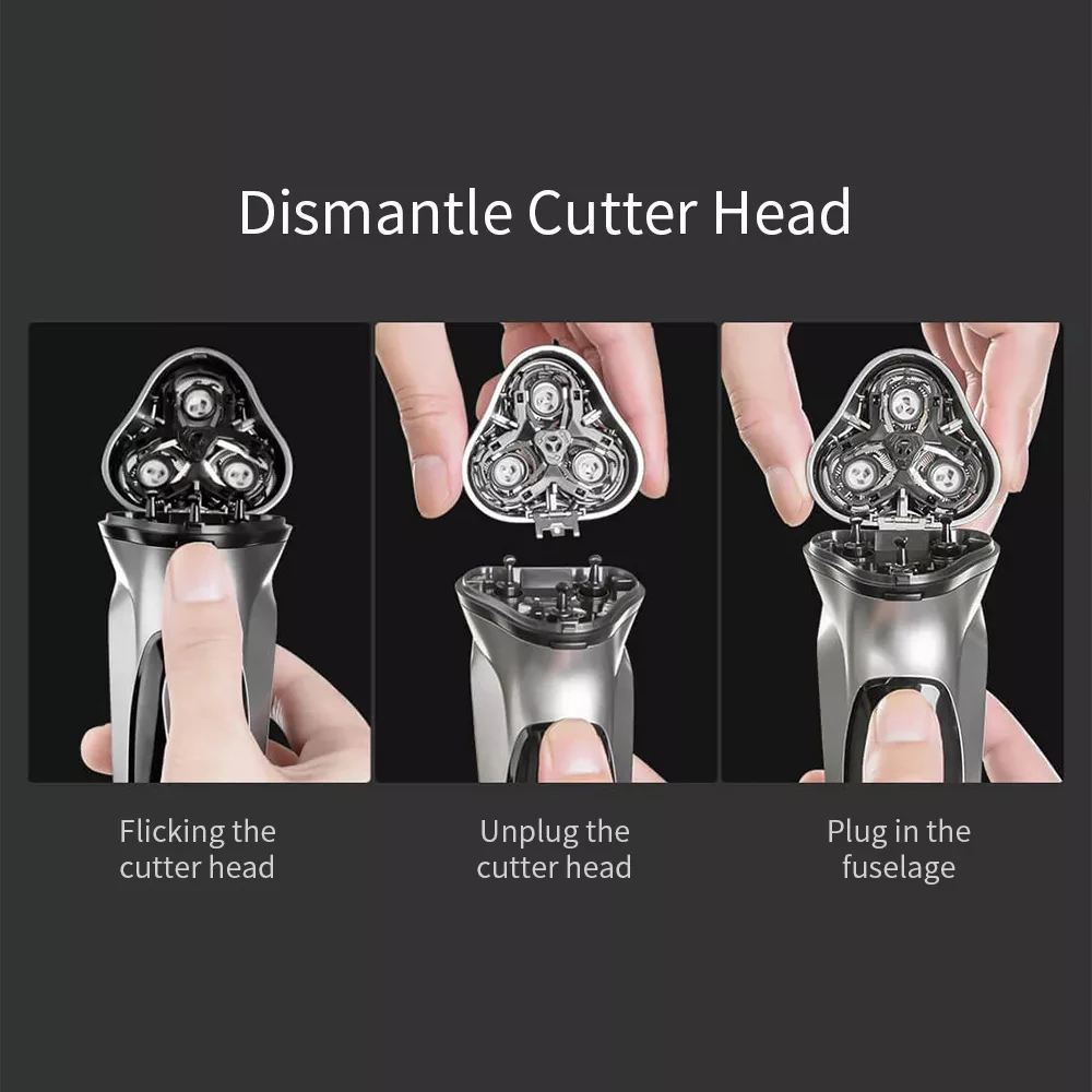 ENCHEN Blackstone Replacement Electric Shaver Head 1PC 3D Float Tripe Blade Electric Razor Cutter Heads Original electric shaver head,electric shaver blades