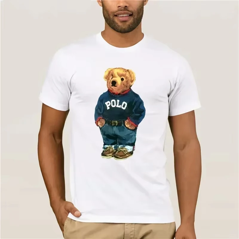Mens Training Tshirt Men's Ralph Bear Casual Extra Large T-shirt