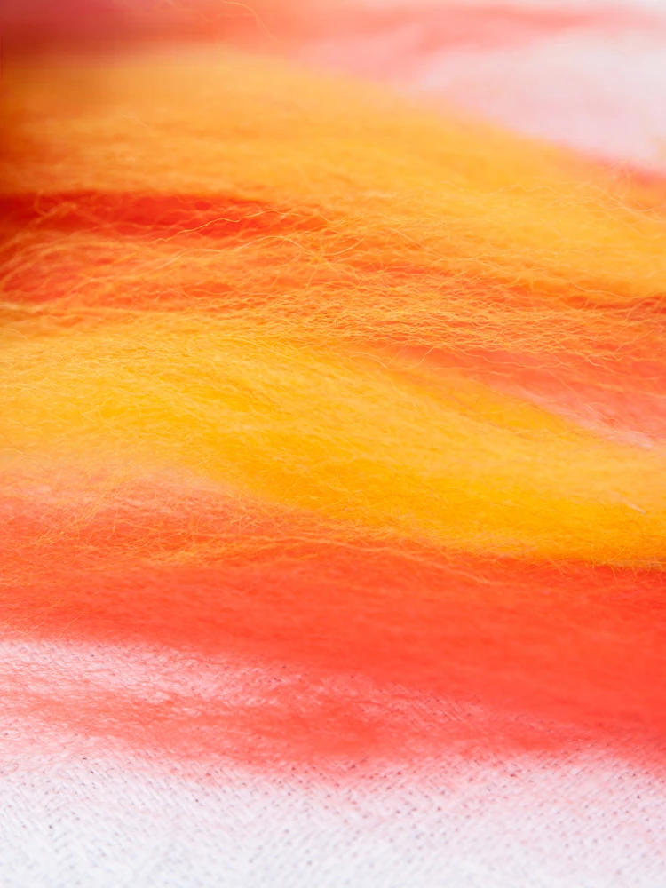 Handmade Imported Spanish Short Fiber Wool Felt 50g, Self-made Poka Le Fine Soft Floating Wool DIY Felt Poka Le Material