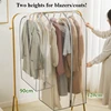 Clothes Dust Cover Bedroom Closet Hanging Floor Transparent Household Coat Dust Cover Garment Rack Cover Storage Organizer 3