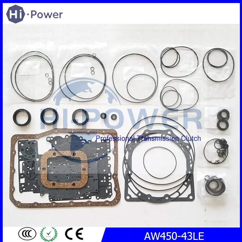 

AW450-43LE 450-43LE Automatic Transmission Repair Kit For CHEVROLET GMC PONTIAC SATURN Gearbox Clutch Overhaul Seal Ring Kit