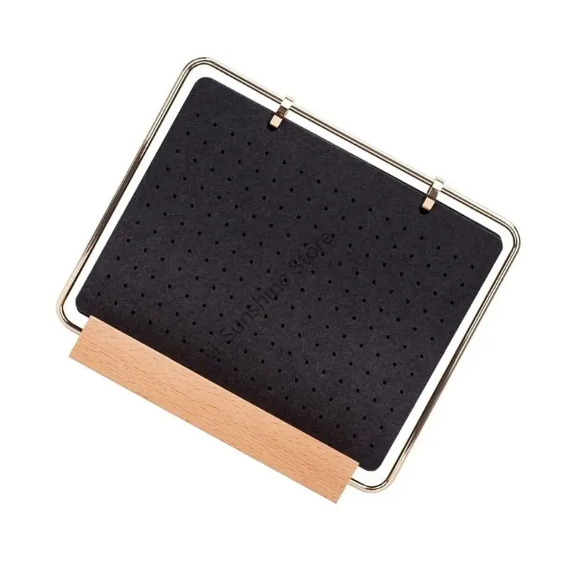 Enamel Pin Display Organiser 6 Pages Large Capacity Brooch Holder for Household QX2F