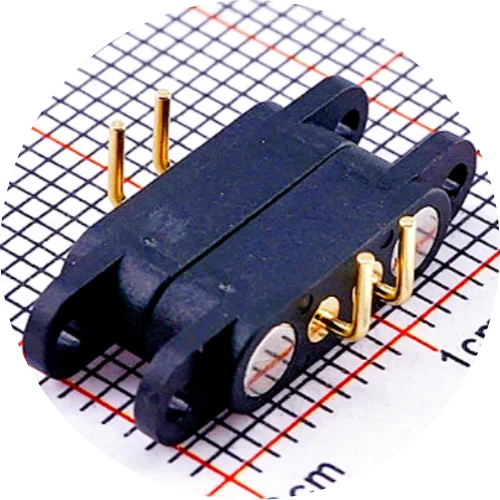 1/5 Paar wasserdichter DC-Magnet-Pogo-Pin-Stecker, 2 Positionen, 2,54 mm, 2,8 mm, federbelasteter Pogopin-Stecker und Buchse, Kontaktstreifen, USB – Detail 10