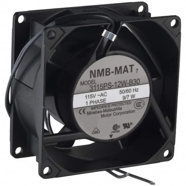 

Cooling Fan 3115PS-12W-B30 80x80x38mm AC 115V 9/7W 2 wires