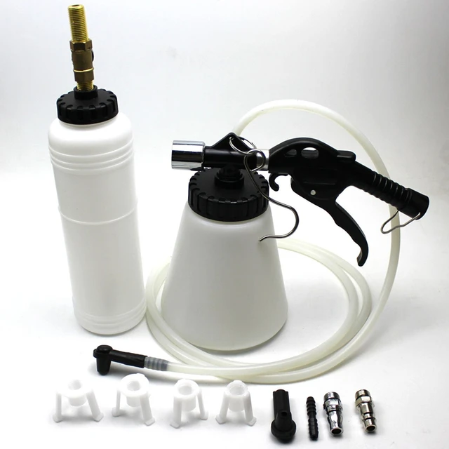 L l capacity car brake bleeder pumping fluid pump kit oil change purge tank tubes