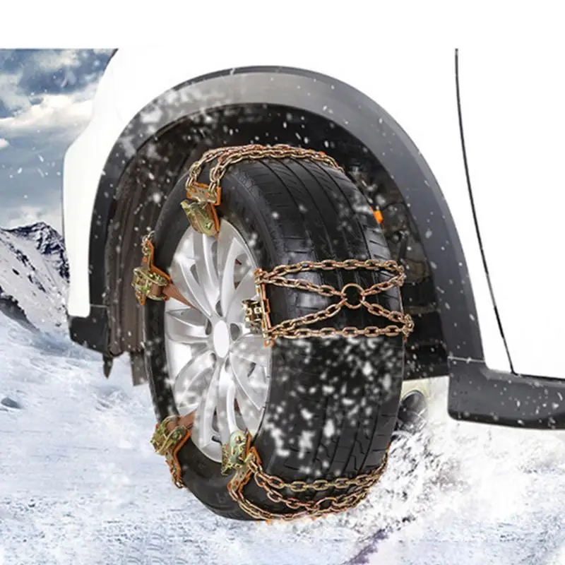 Universal Winter Anti Skid Snow Chains Outdoor Emergency Automobile Tire Crawler Anti-Slip Chain Automotive Wheels Accessories