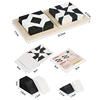 Wooden White And Black Jigsaw Puzzle Tangram Toy Kids Early Education Sorting Battle Games Toys Children Gift Brain Teaser Game 6