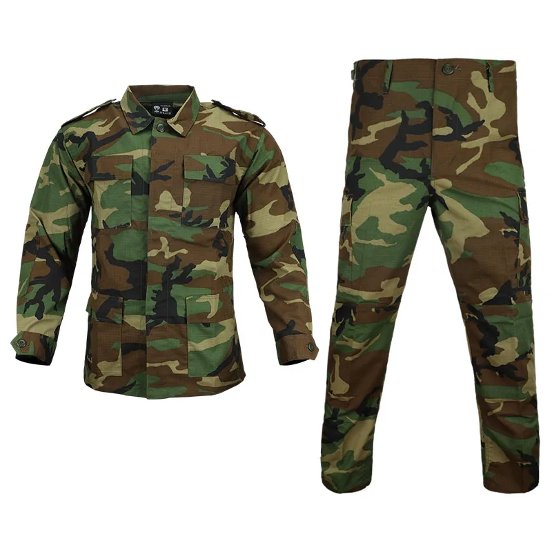 MGFLASHFORCE Mens Camouflage Tactical Hunting Combat Uniform Airsoft Paintball Shirt & Pants