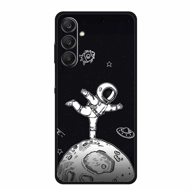 Cool Astronaut Space Soft Silicone TPU Phone Case