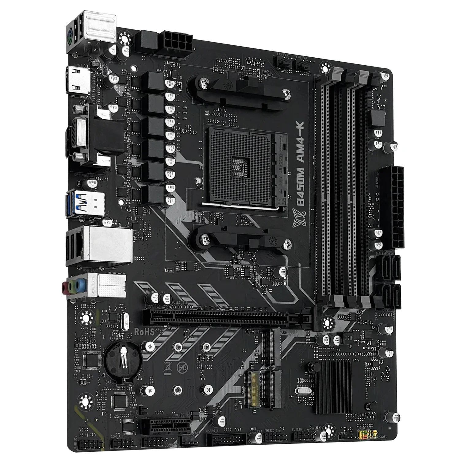 MACHINIST b450 B450M Motherboard Kit Set AMD Ryzen R5 3600 + DDR4