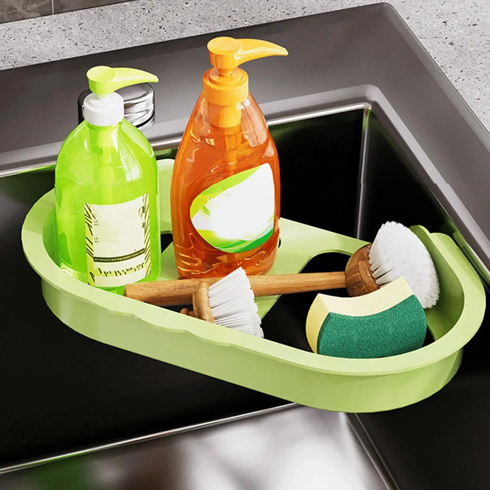 Sink Strainer Basket Sink Basket Food Waste Strainer Double-Layer Filter Kitchen Accessories For Fruit Vegetable Pasta Garbage