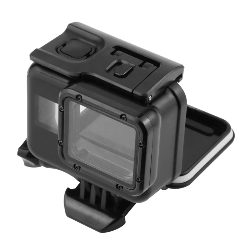 

Waterproof Housing Case 45m Underwater Diving for Hero 5 6 7 Cameras Black