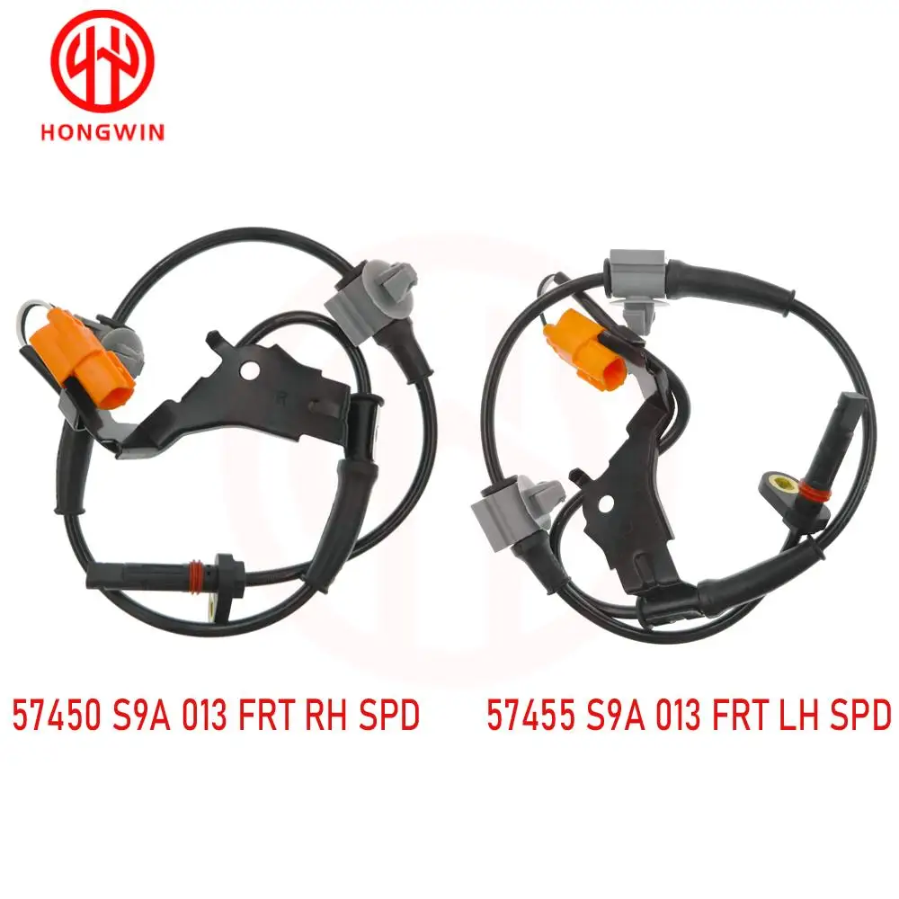 Genuine No.:57450S9A013 57455S9A013 2Pcs/Set ABS Wheel Speed Sensor Front Left & Right for Honda CR-V CRV 2.4L 5S7501,SU8991