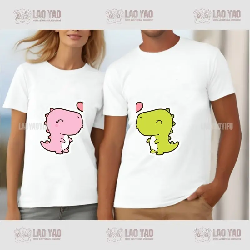 

Женская свободная футболка с коротким рукавом и круглым вырезом