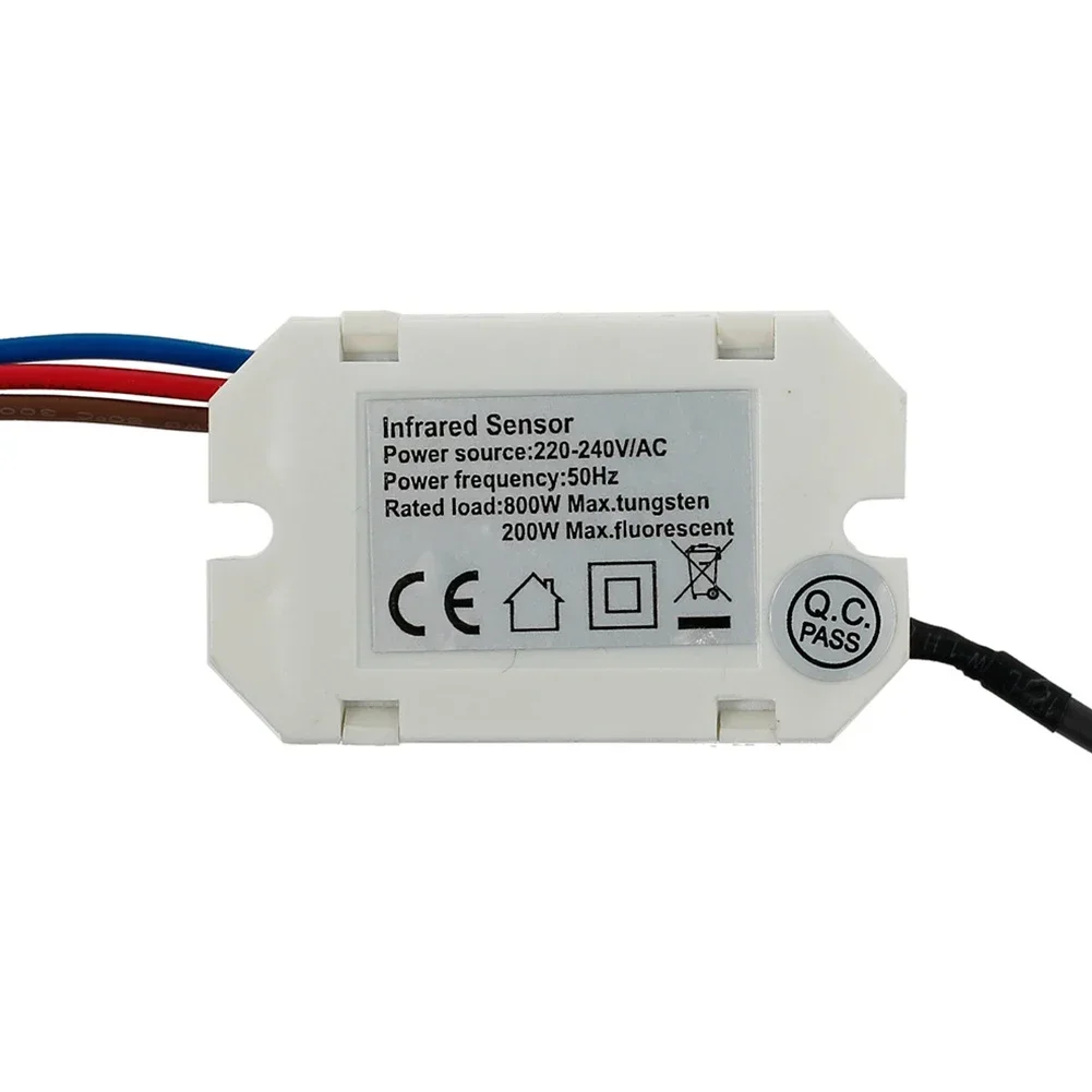 Light Switch PIR Sensor Detector Mini Recessed Motion Occupancy Rest Dips 6m 800W Adjustable Ceiling IP20 360&deg;