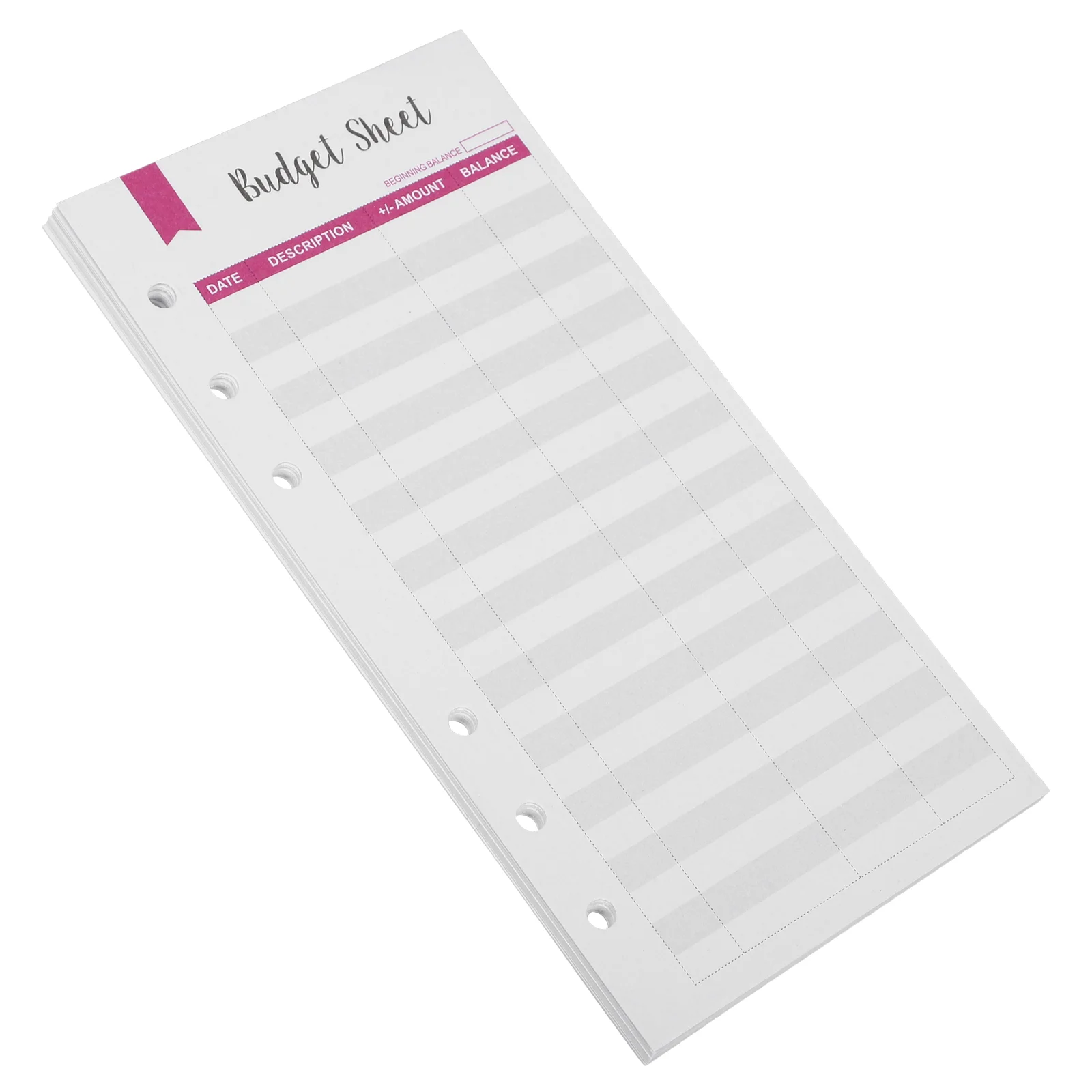 12 Pcs Budget Table Planner Notebook Refills Refillable Money Organizer Binders