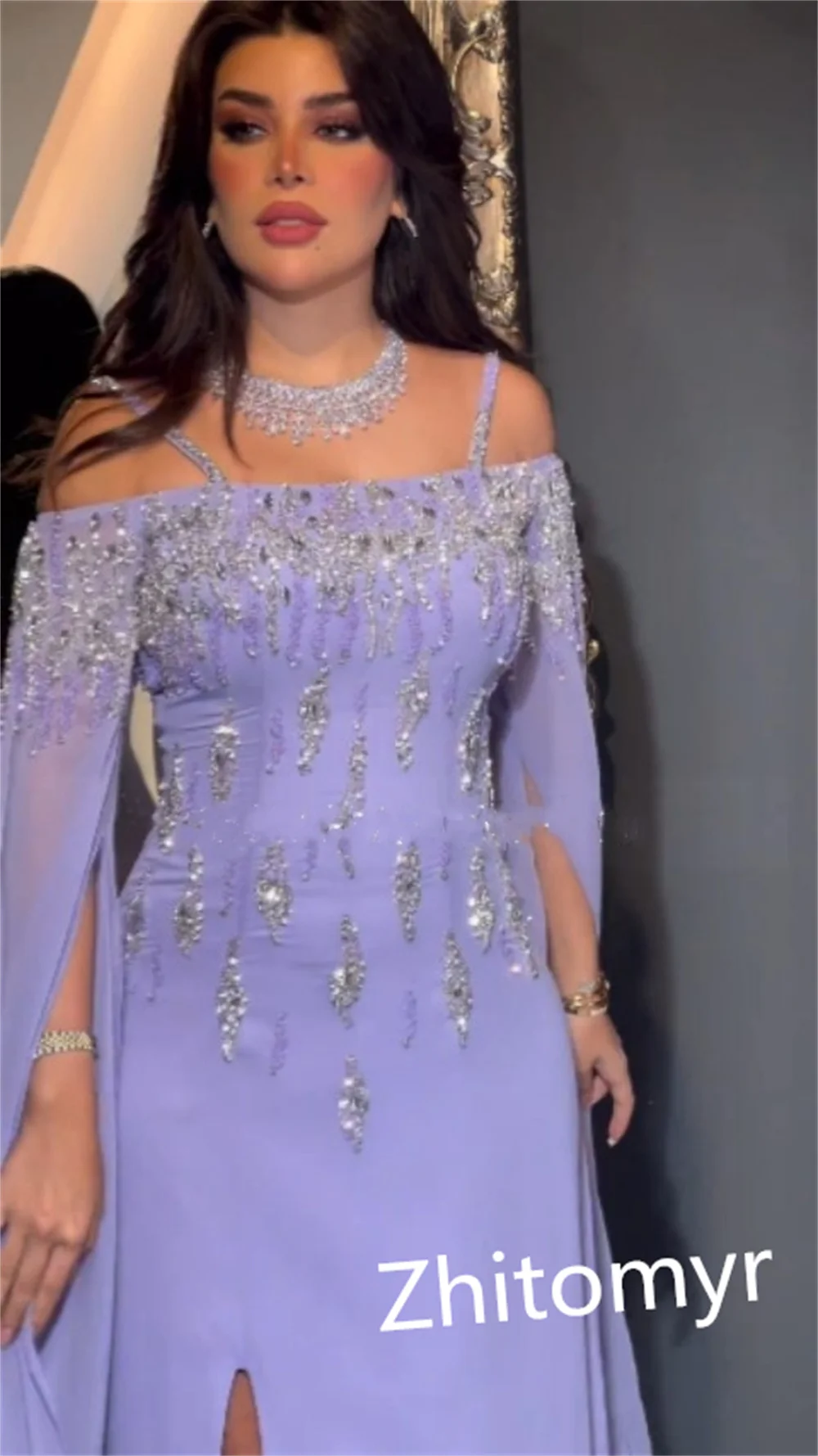 Vestido De graduación De Arabia Saudita, traje elegante con tirantes finos, corte en A, Formal, De tul, 2023