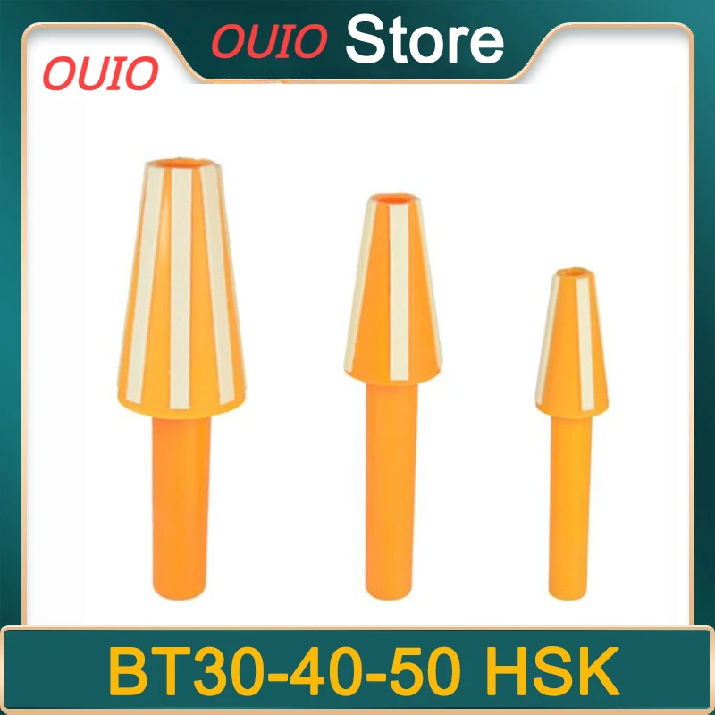 

OUIO BT30 BT40 BT50 HSK32 HSK40 HSK50 ЧПУ обрабатывающий центр шпиндель очиститель стержня щетка для рукоятки инструмент для протирания