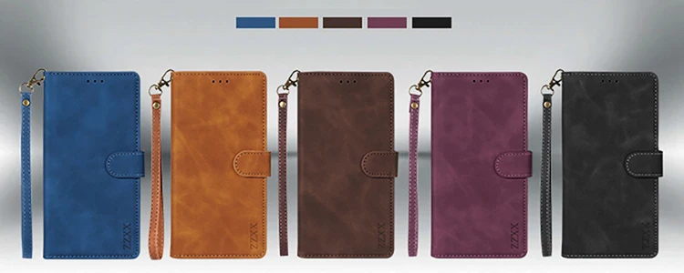 ZZXX Wallet PU Material Magnetic Flip Leather Case For Google