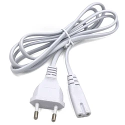 High - Quality 2 - Prong AC Power Supply Cord - 1.5m (WHITE)