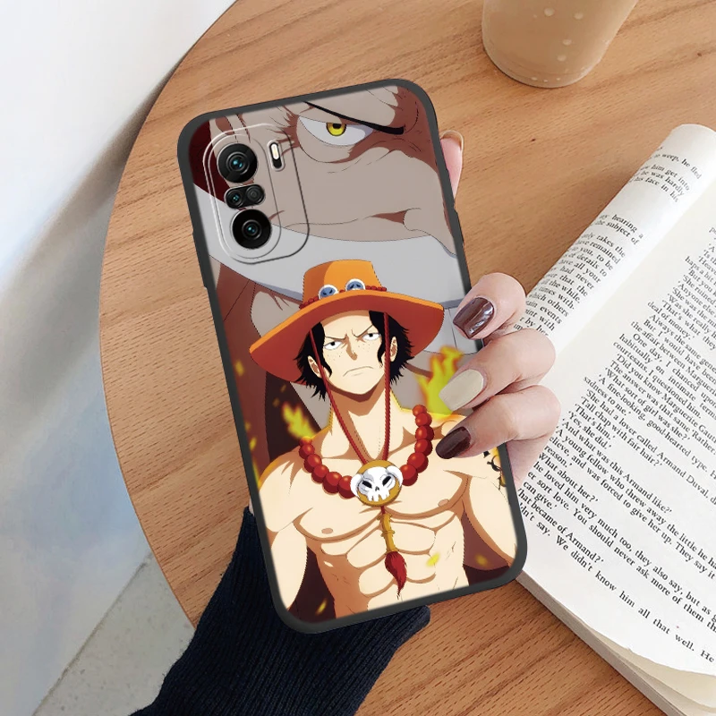 Black Case For Poco F3 Phone Cover One Piece Luffy Zoro Chopper Anime Capa  Soft Silicone Funda For Xiaomi PocoF3 F 3 Coque Bags - AliExpress
