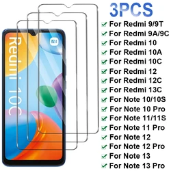 Premium Tempered Glass Screen Protector Set - 3 Pack for Glass (For Note 13 Pro 4G)