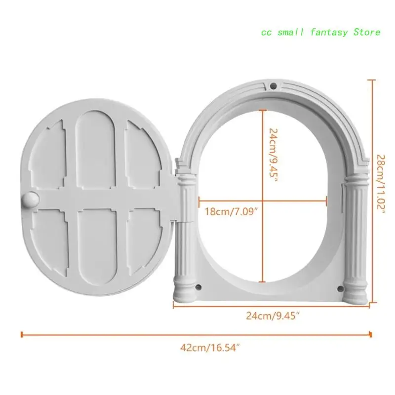 

Dog Door For Wall CatDoor Wall Mount Pet Gate Door Pet Gate Doorway CatDoor Opening DogFlap Door CatFlapDoor Dog Gate