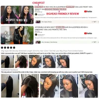 Perruque Lace Front 13x6 Lisse Baguette 30-40 Pouces, Perruques Lace Front en Cheveux Humains pour Femmes, Perruques Brésiliennes 13x4 Sans Colle en Cheveux Humains 5