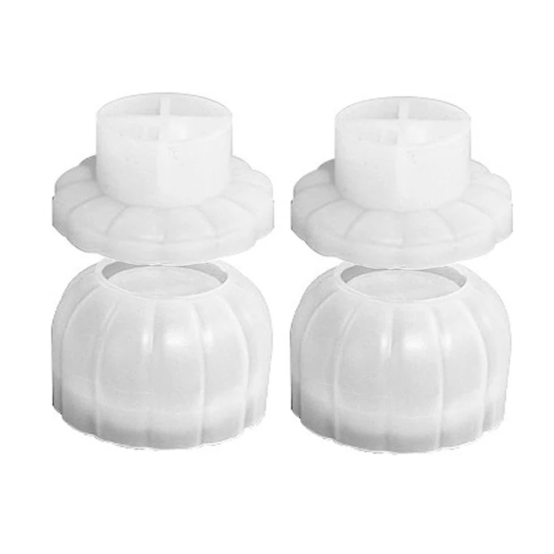 

2 PCS Pumpkin Jar Molds With Lid, Trinket Jewelry Holder Candy Storage Box Epoxy Resin Casting Mold