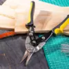 Deli Multifunctional Metal Sheet Cutting Scissor Aviation Snip Straight Cutter Scissor Industrial Professional Hand Tool 3